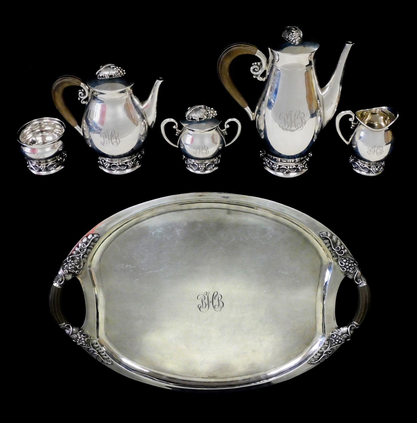 STERLING: CODAN SIX PIECE TEA
