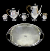 STERLING: CODAN SIX PIECE TEA