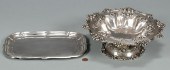 STERLING COMPOTE AND TRAY1st i