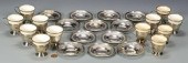 STERLING DEMITASSE CUPS/SAUCER