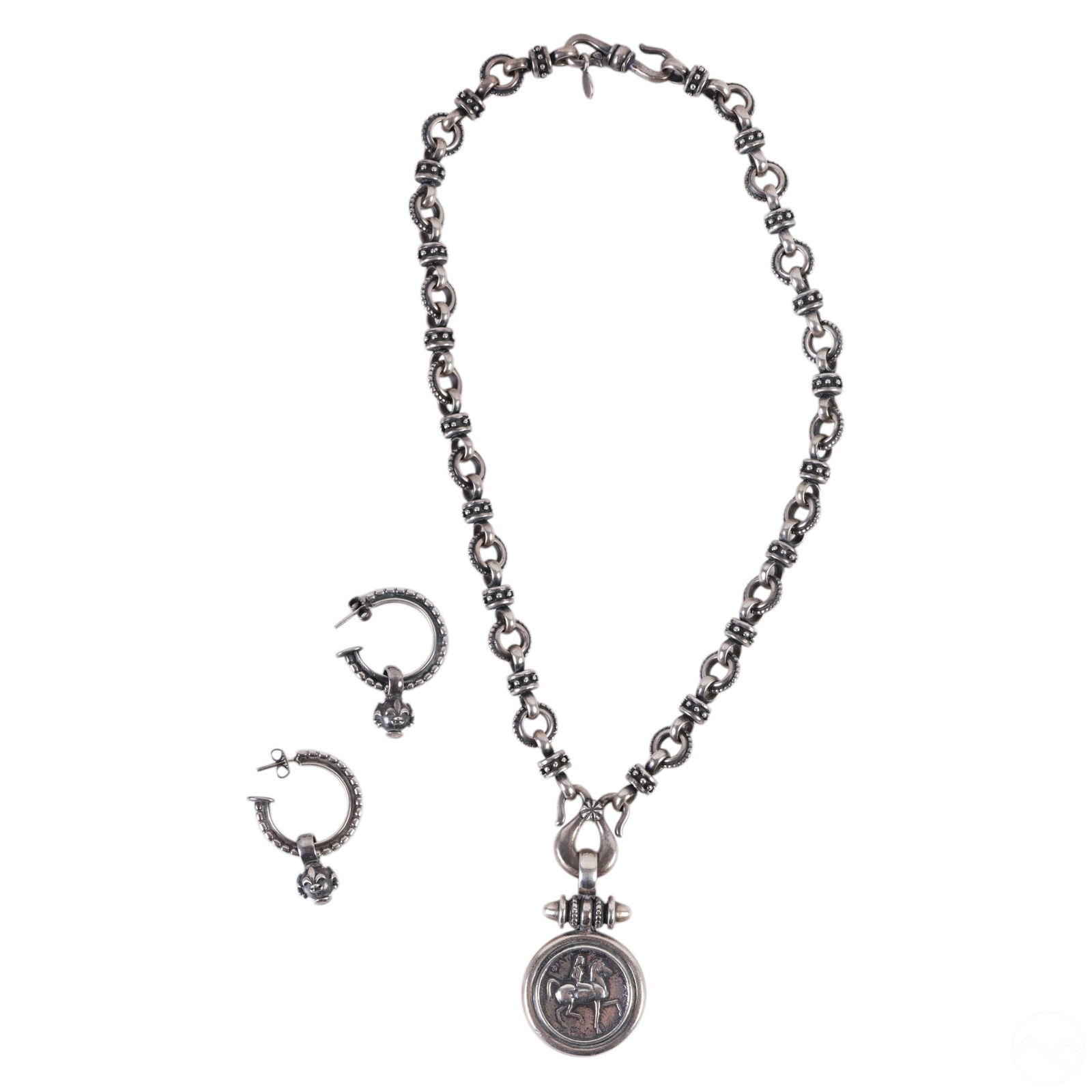 STERLING DESIGNER CHAIN NECKLACE