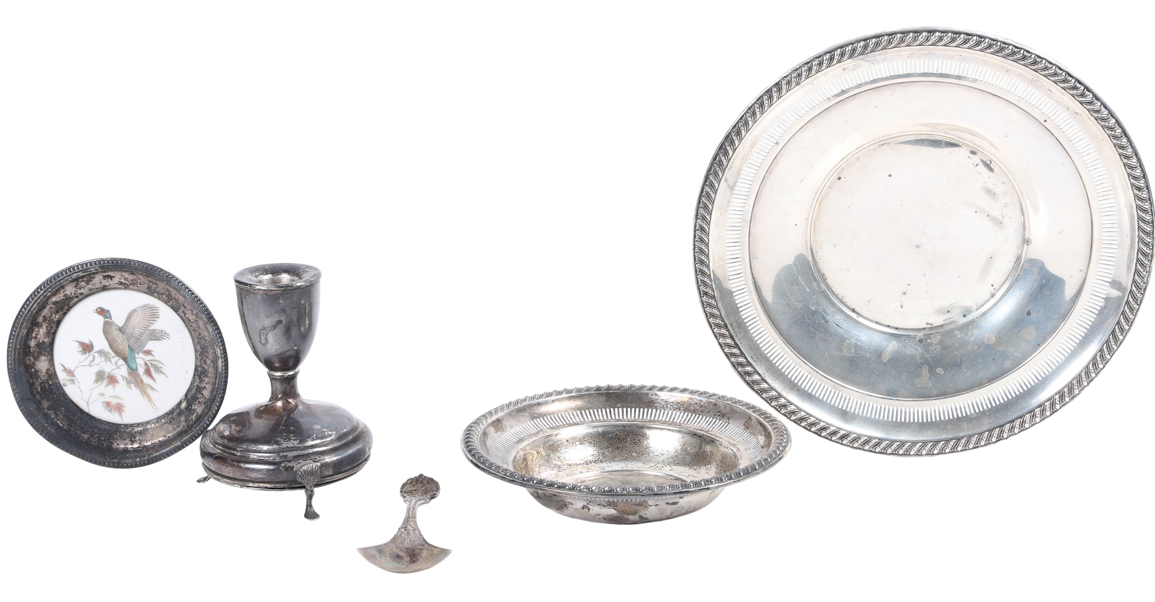 Sterling dishes and sterling