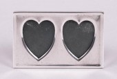 STERLING DOUBLE-HEART PICTURE
