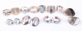 Sterling earring and ring grou