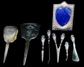 STERLING: EIGHT PIECES OF WEIG