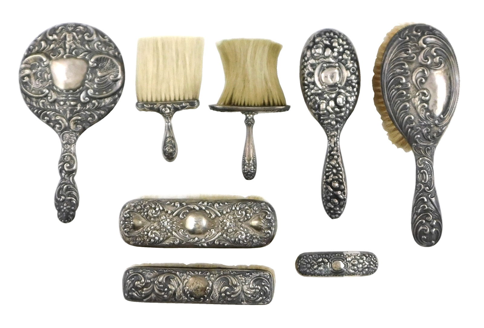 STERLING: EIGHT STERLING SILVER