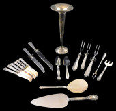 STERLING: EIGHTEEN PIECES OF M
