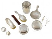 STERLING: ELEVEN VANITY PIECES