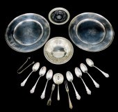 STERLING: FIFTEEN ASSORTED PIE