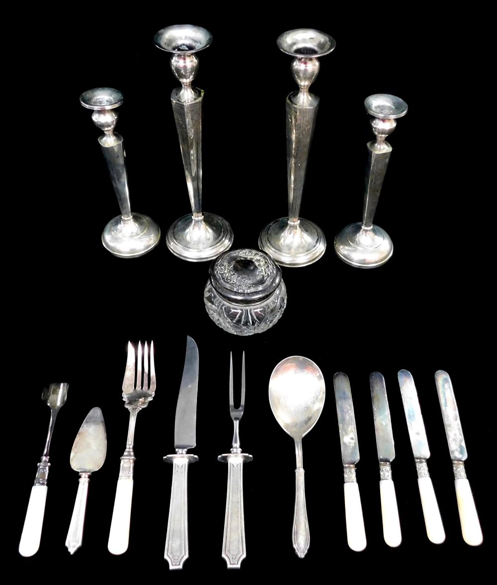 STERLING: FIFTEEN PIECES OF