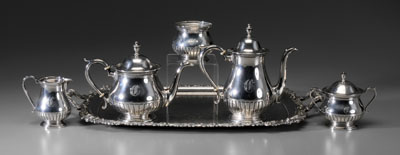 Sterling Five-Piece Tea Service