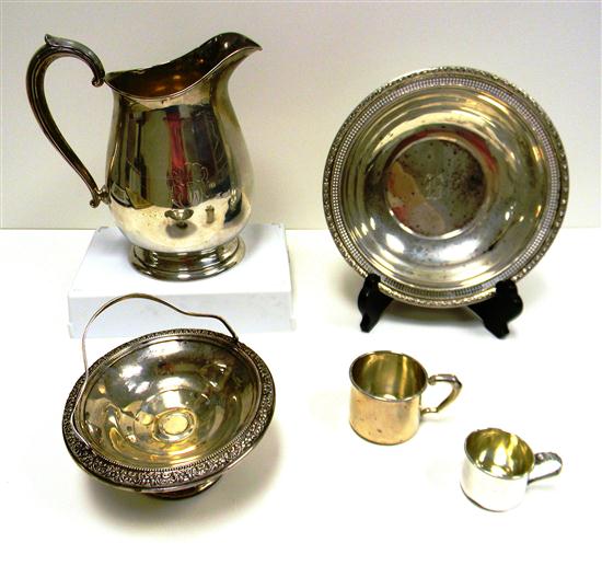 STERLING  five pieces  including:
