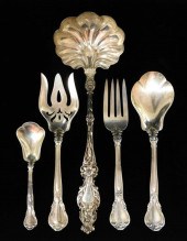 STERLING: FIVE STERLING SILVER