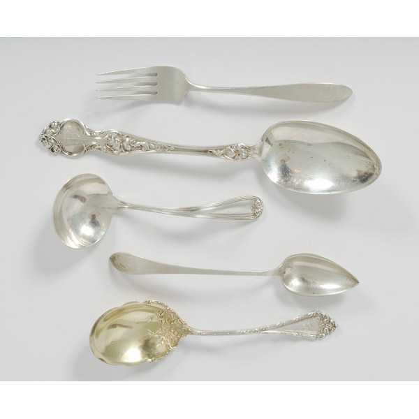 Sterling Flatware American a five