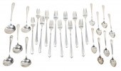 Sterling flatware grouping to