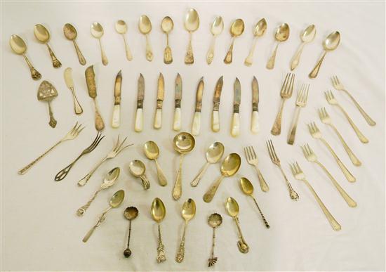 STERLING flatware including: some