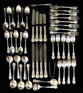 STERLING: FLATWARE SERVICE, TO