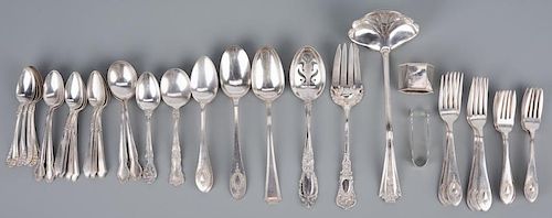 STERLING FLATWARE & SERVING PIECES,