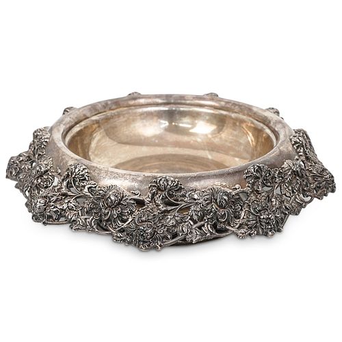 STERLING FLORAL CENTERPIECE