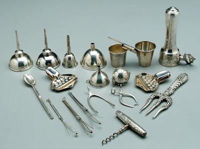 Sterling food related items: two