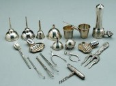Sterling food related items: t