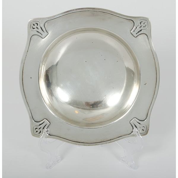 Sterling Footed Ashtray a Art