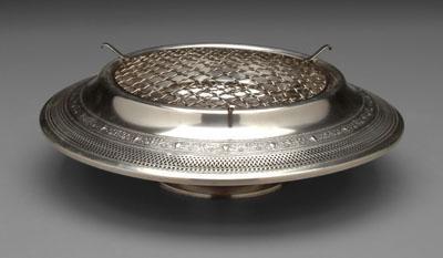 Sterling footed center bowl,