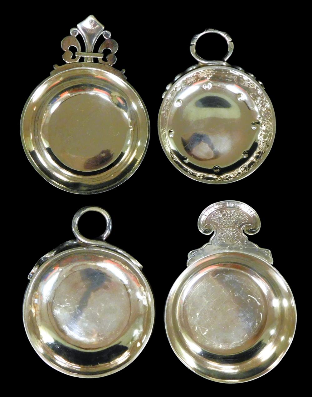 STERLING: FOUR ASSORTED SILVER DRAM
