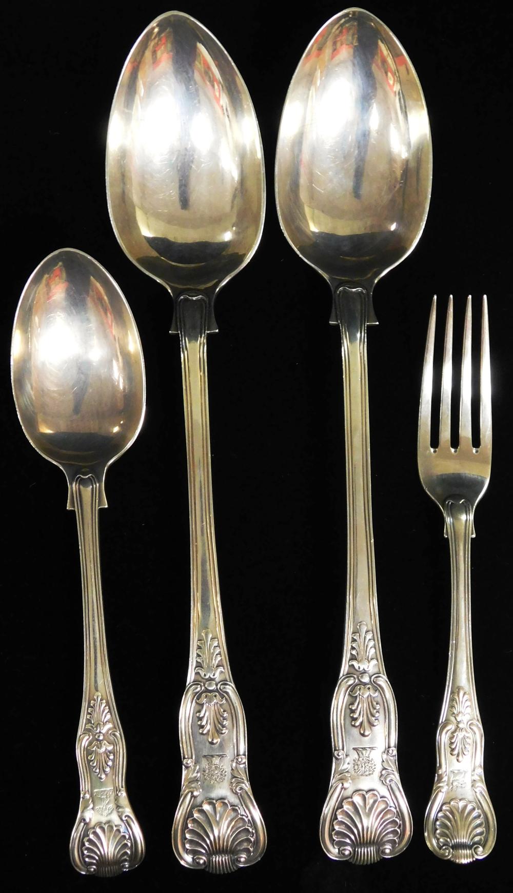 STERLING: FOUR ENGLISH SILVER