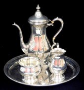 STERLING: FOUR-PIECE STERLING