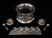 STERLING: FOUR PIECES OF STERL
