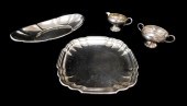 STERLING: FOUR PIECES OF STERL