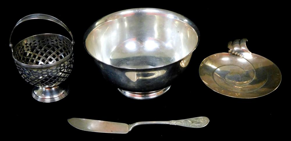 STERLING: FOUR PIECES OF TIFFANY