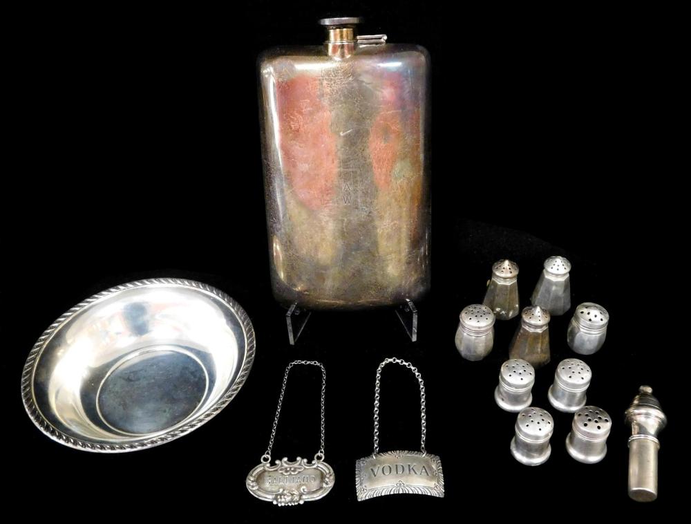 STERLING: FOURTEEN PIECES, ALL