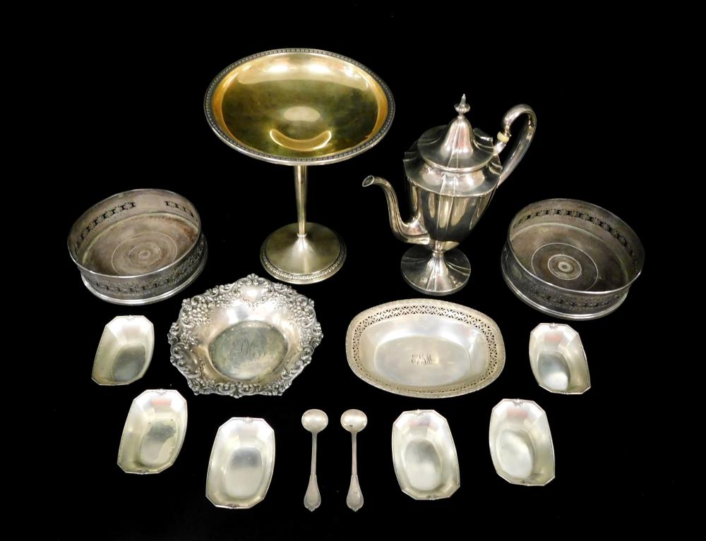 STERLING: FOURTEEN PIECES OF