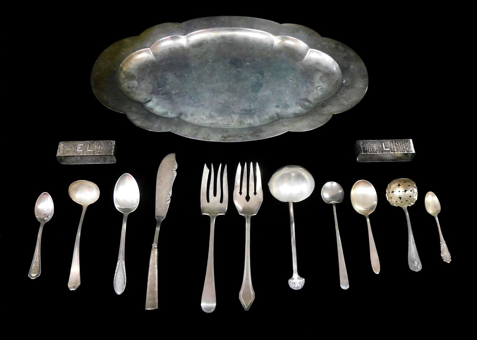 STERLING: FOURTEEN PIECES OF