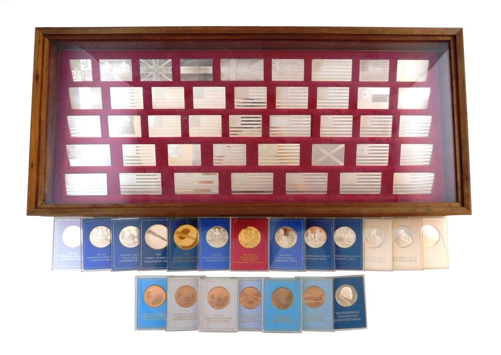 STERLING: FRANKLIN MINT CASED SET