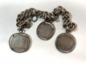 STERLING FRENCH COIN/TOKEN BRA