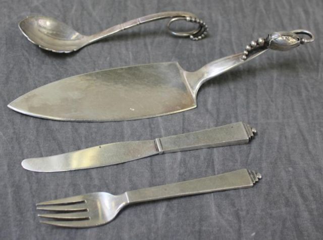 STERLING. Georg Jensen Serving