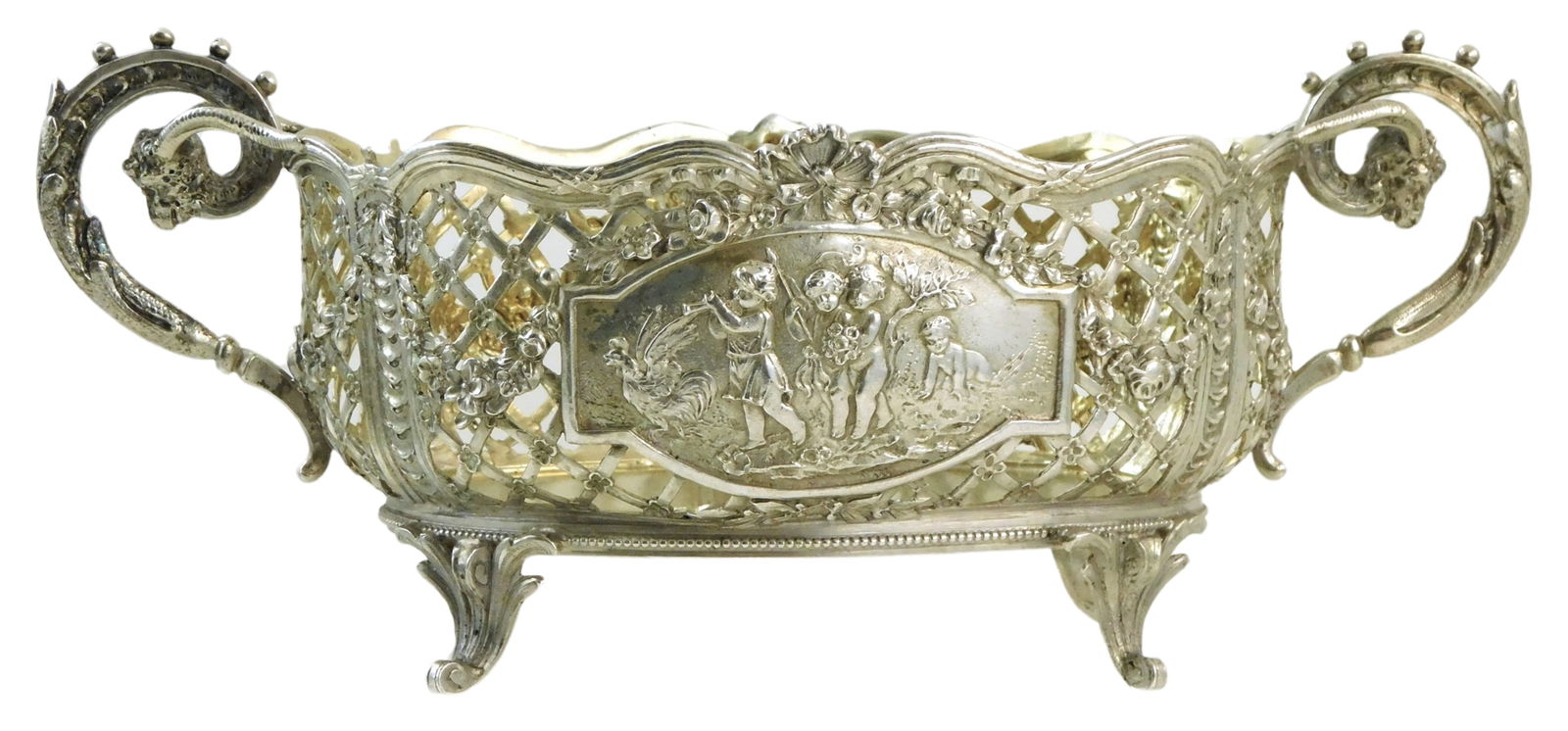 STERLING: GERMAN RETICULATED BOWL