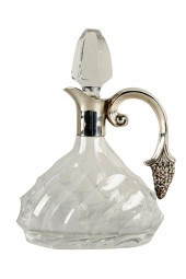 STERLING & GLASS DECANTERstamp