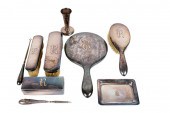 STERLING & GOLD DRESSER SETmar