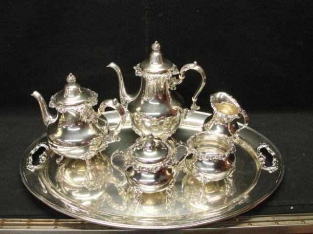 STERLING. Gorham 6 Piece Tea Set.