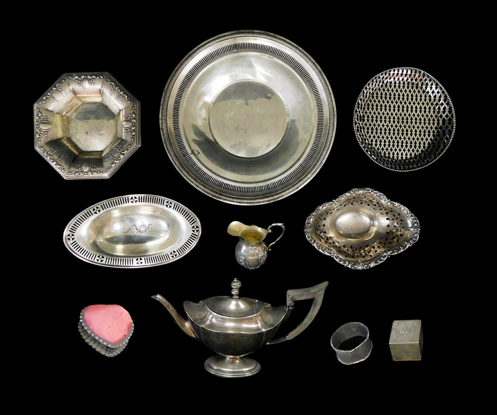STERLING: GORHAM, TIFFANY, ETC.,
