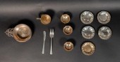 STERLING GROUPING12 pieces of