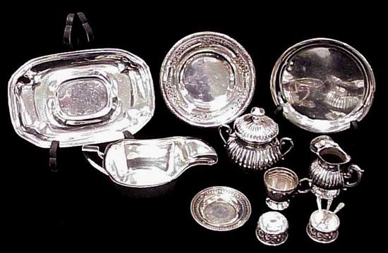 STERLING: Holloware  gravy boat 