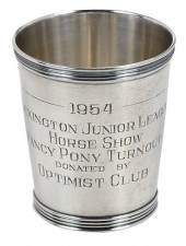 STERLING HORSE TROPHY JULEP CU
