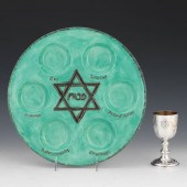 STERLING KIDDUSH CUP AND SEDER