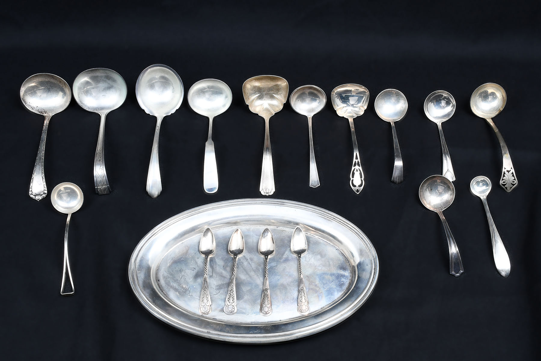 STERLING LADLE, SPOON, & SERVING
