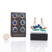 STERLING LAPIS NATIVE AMERICAN